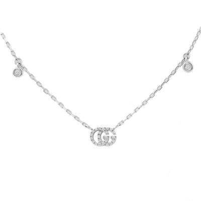 Gucci GG Running Diamond Necklace