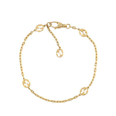 Gucci Interlocking 18K Bracelet