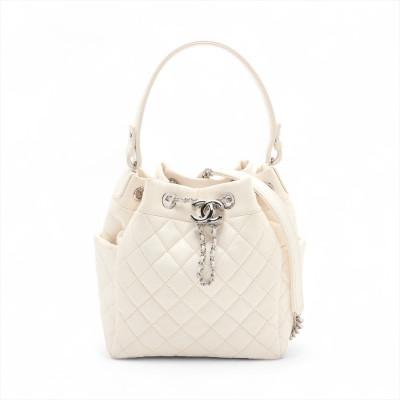 Chanel CC Drawstring Bucket Bag