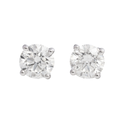 1.11ct Diamond Studs GIA H IF