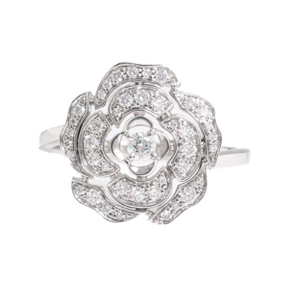 Chanel Camellia Diamond Ring