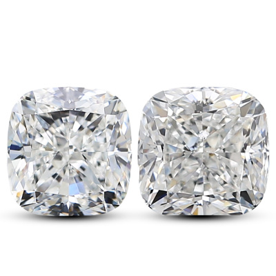 2.02ct Loose Pair of Diamonds GIA F VS2, E SI1