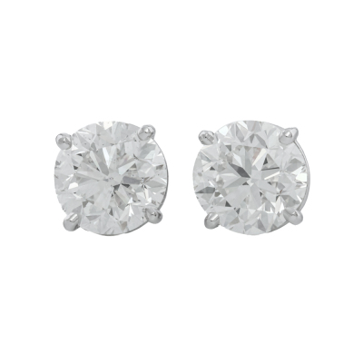 3.00ct Diamond Studs GIA F SI1, G SI1