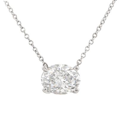 1.51ct Diamond Solitaire Pendant GIA E SI2