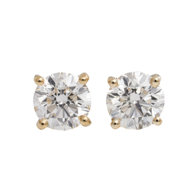 1.00ct Diamond Studs GIA D VS2