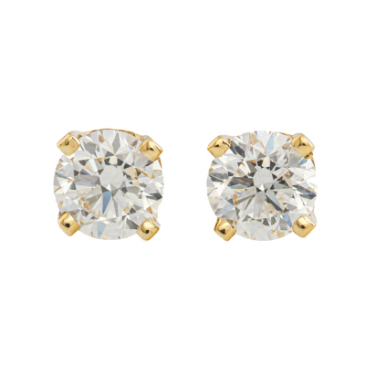 1.00ct Diamond Studs GIA D SI1