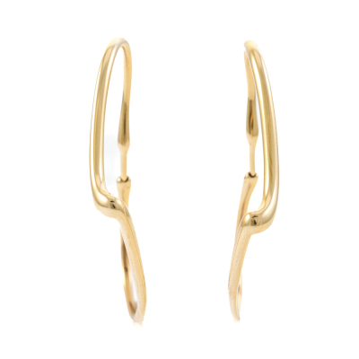 Tiffany & Co. Open Heart Hoop Earrings