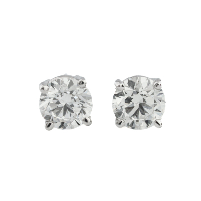 0.83ct Diamond Studs GIA D VS2 & E VS1