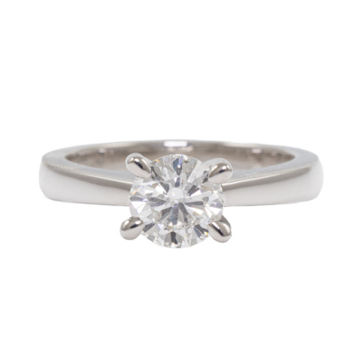 1.01ct Diamond Solitaire Ring GIA G SI2