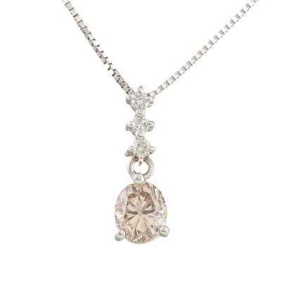 1.00ct Centre Champagne Diamond Pendant