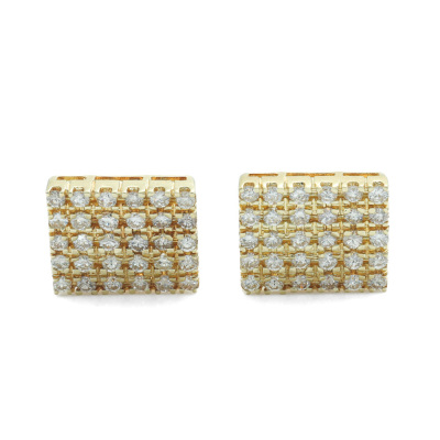 5.34ct Diamond Cufflinks 18ct Gold