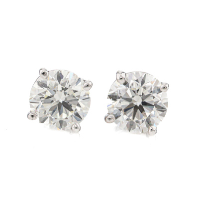 0.81ct Diamond Studs GIA H IF