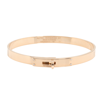 Hermes Kelly Bracelet, 4 Diamonds