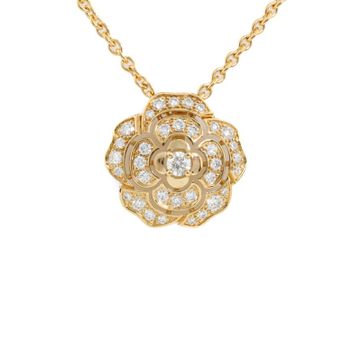 Chanel Bouton De Camelia Necklace