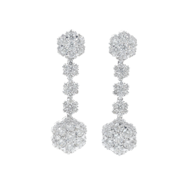 3.48ct Diamond Dress Earrings