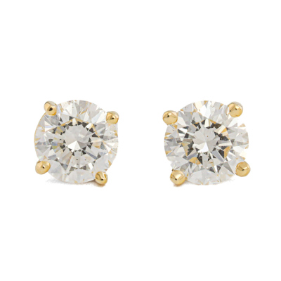 0.74ct Diamond Studs GIA D SI1, D SI2