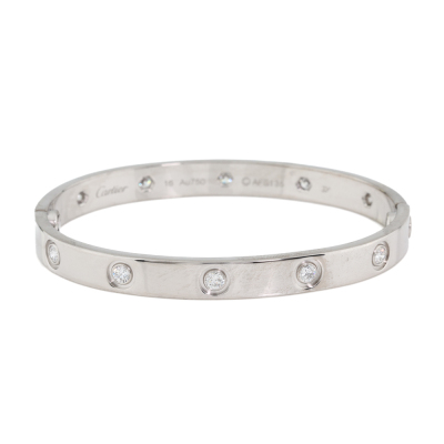 Cartier Love Bracelet, 10 Diamonds