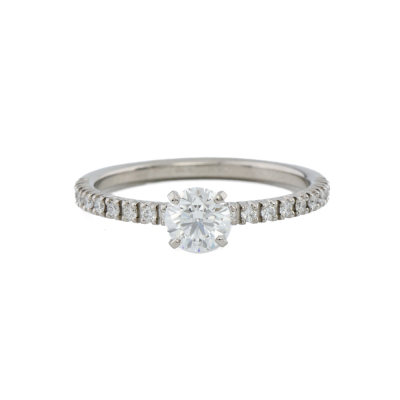 Etincelle De Cartier Diamond Ring 0.32ct D VS1