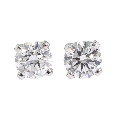 0.60ct Diamond Studs GIA D & E IF