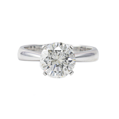 2.19ct Diamond Solitaire Ring GIA E VS1