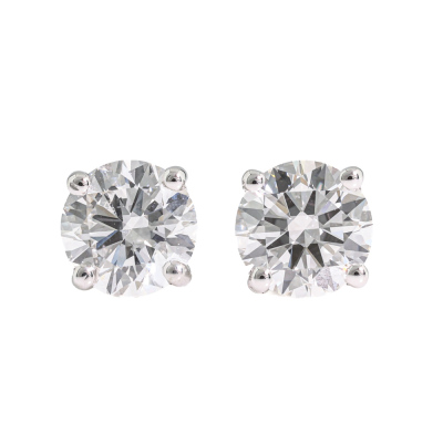 1.00ct Diamond Studs GIA E IF