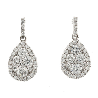 1.00ct Diamond Drop Earrings