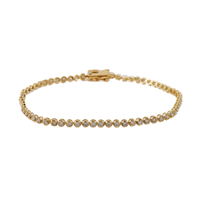 2.00ct Champagne Diamond Tennis Bracelet