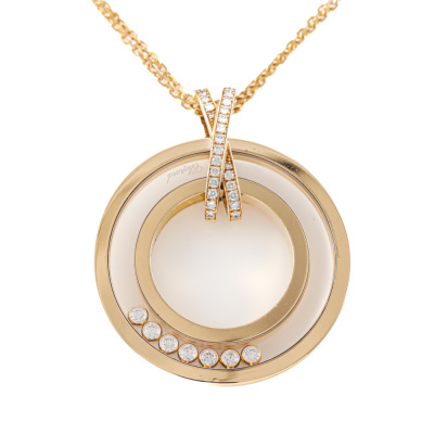 Chopard Happy Sprint Diamond Pendant*