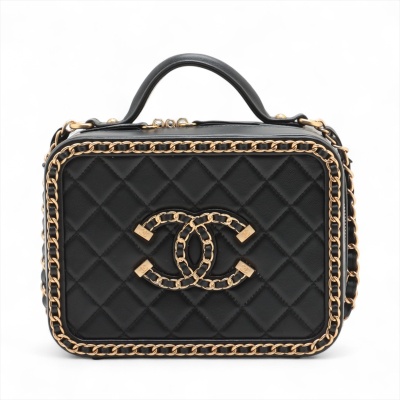 Chanel Medium CC Filigree Vanity Case*