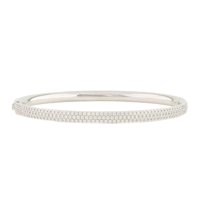 Tiffany & Co Metro Diamond Bangle