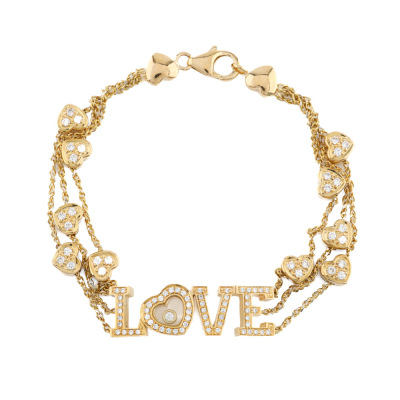Chopard Happy Hearts Diamond Bracelet