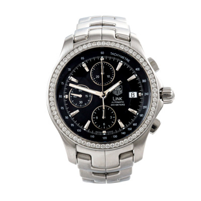 TAG Heuer Link Diamond Set Bezel