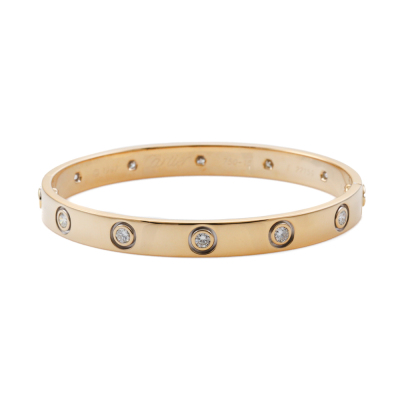 Cartier Love Bracelet, 10 Diamonds*