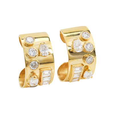2.02ct Diamond Dress Earrings