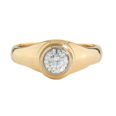 0.58ct Diamond Solitaire 18ct Gold Ring*