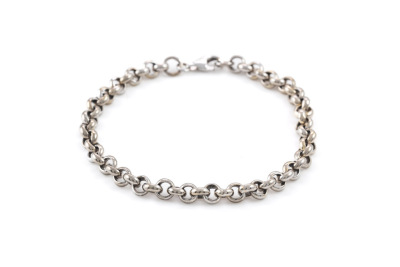 18ct White Gold Chain Bracelet 18.8g*