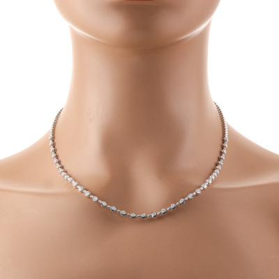 2.00ct Diamond Necklace 18ct White Gold*