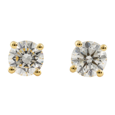 0.67ct Diamond Studs GIA D SI1, E SI1