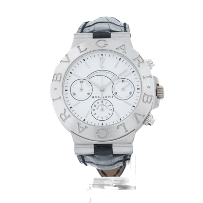 Bvlgari Diagono Amplicator 18ct White Gold Watch