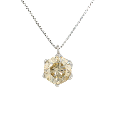 2.26ct Natural Champagne Diamond Pendant GSL*