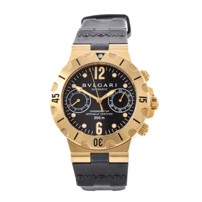Bvlgari Diagono Scuba 18ct Yellow Gold Watch