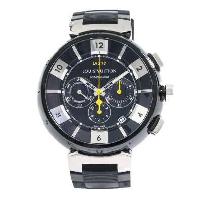Louis Vuitton Tambour Stainless Steel Watch