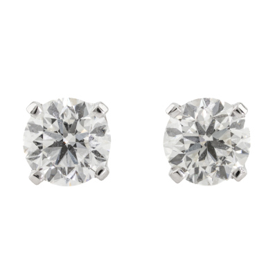 1.00ct Diamond Studs GIA F IF