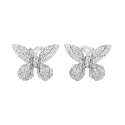 1.30ct Diamond Butterfly Earrings