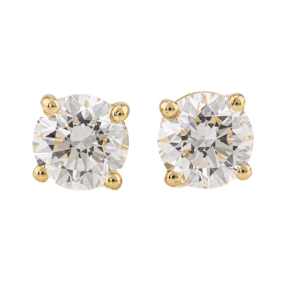 1.00ct Diamond Studs GIA D VS2