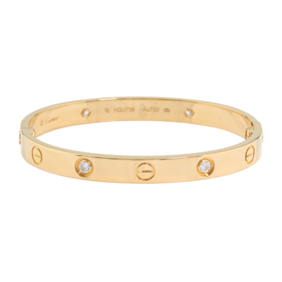 Cartier Love bracelet, 4 Diamonds