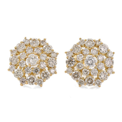 1.30ct Diamond 18ct Gold Earrings