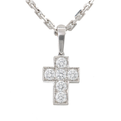 Cartier Cross Diamond Pendant