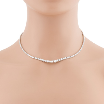5.50ct Diamond Tennis Necklace