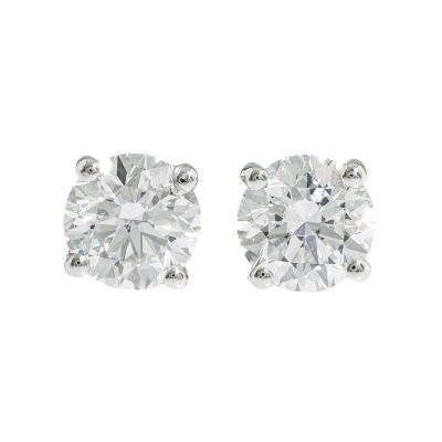 0.77ct Diamond Studs GIA D SI1 & E SI2